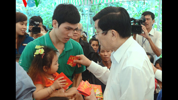 Visita presidente vietnamita provincia sureña Long An